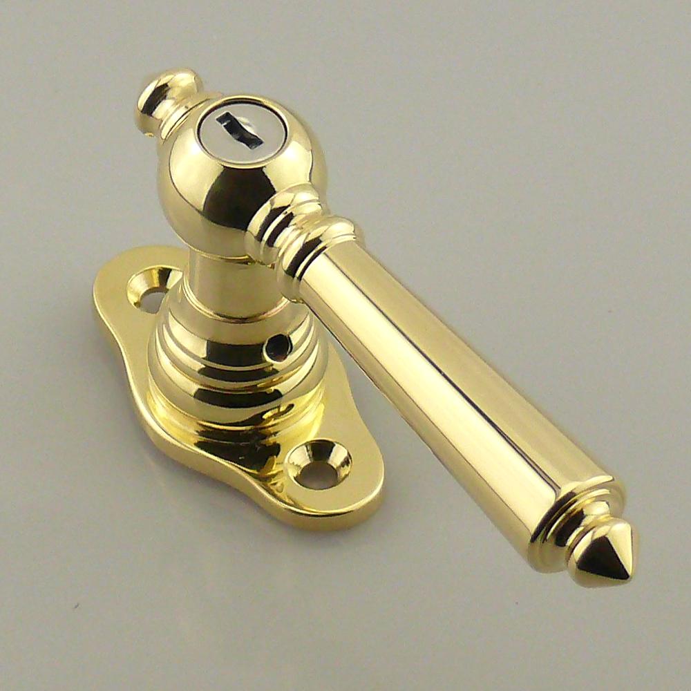 NA-F-SZ10 Abschließbarer historischer Fenstergriff "Berliner Rolle"