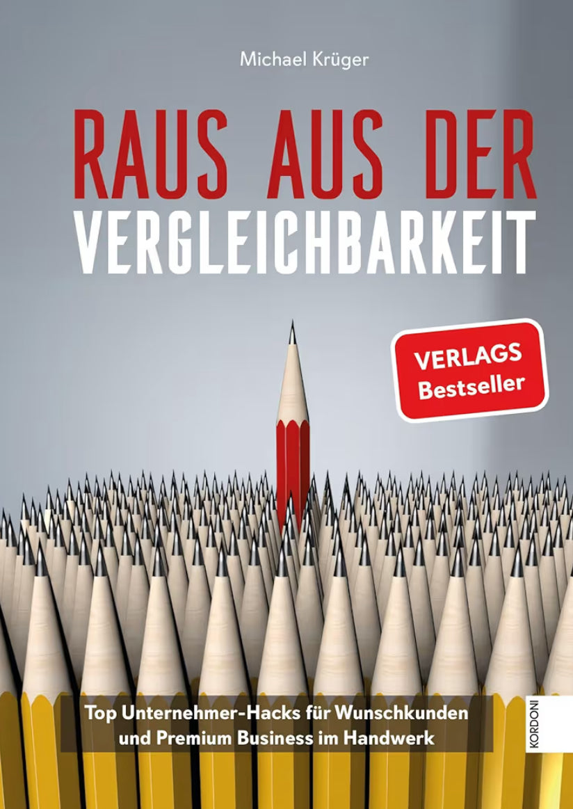 Wie Handwerksbetriebe ihre Leistung klar kommunizieren, Preise selbstbewusst vertreten und nicht mehr über Rabatte verkauft werden.