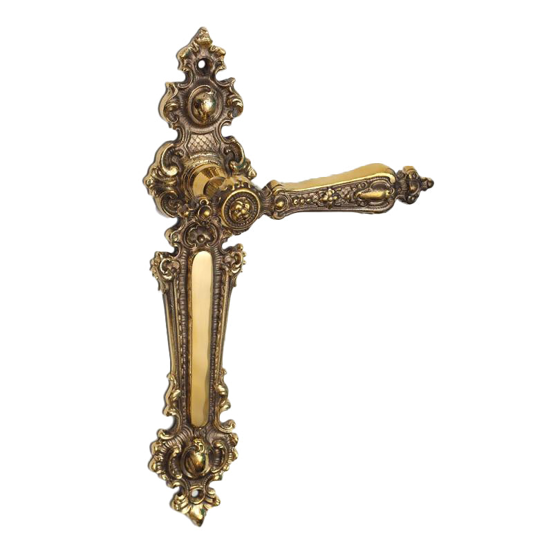 Gründerzeit Zimmertür- und WC-Türbeschlag NA-O-K5