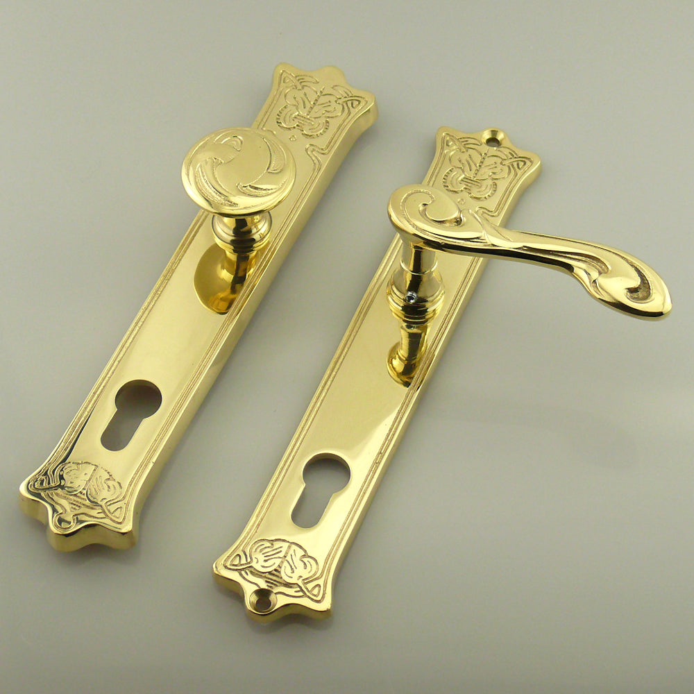 NA-1507-WE-0415 Jugendstil Beschlag HE Garnitur