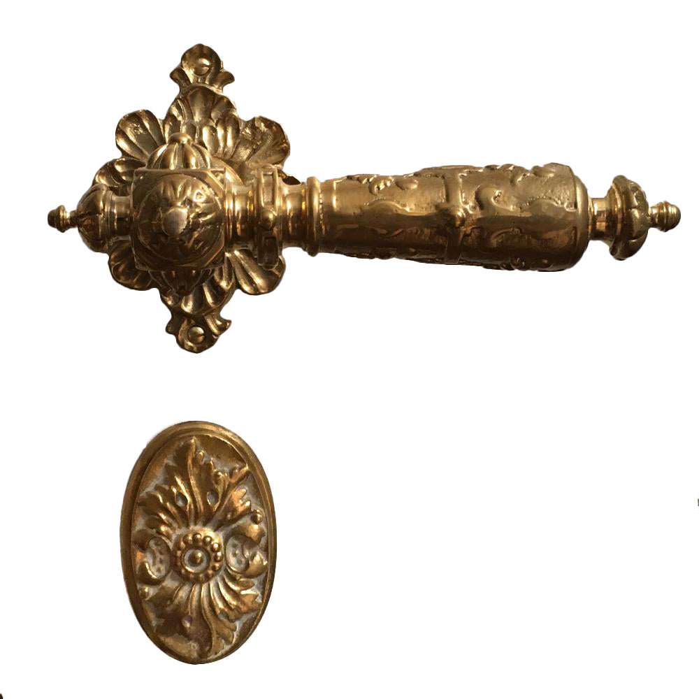 Gründerzeit Haustür-Rosettengarnitur NA-1517-HE