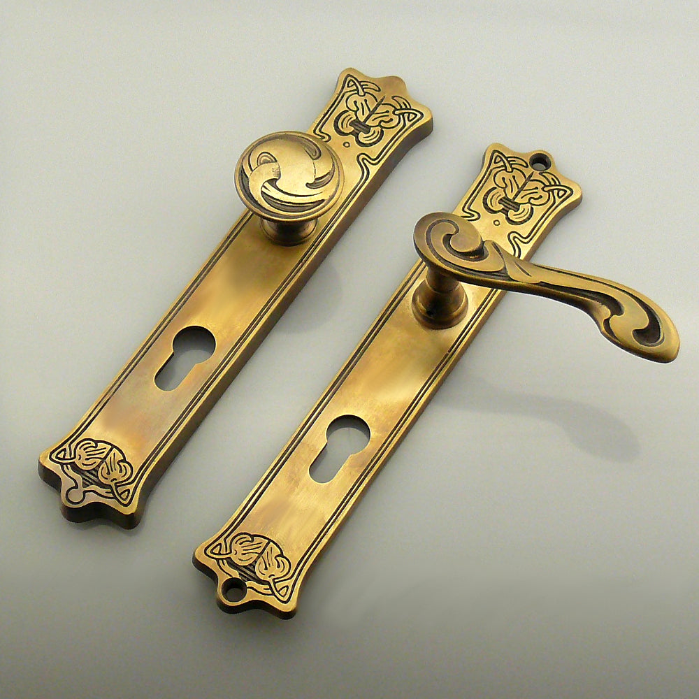 NA-1507-WE-0415 Jugendstil Beschlag HE Garnitur