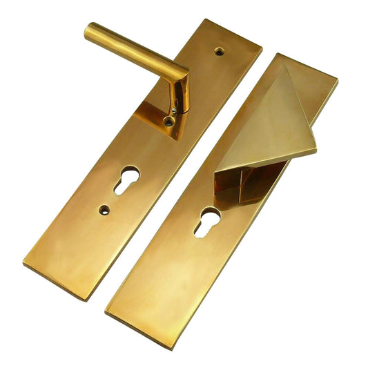 Großer glatter Haustürgarnitur NA-1519-HE